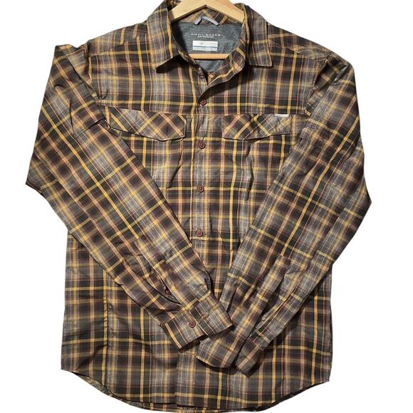 Columbia-sportswear Men's multi color Plaid Shirt Long sleev Size S - Picture 1 of 6